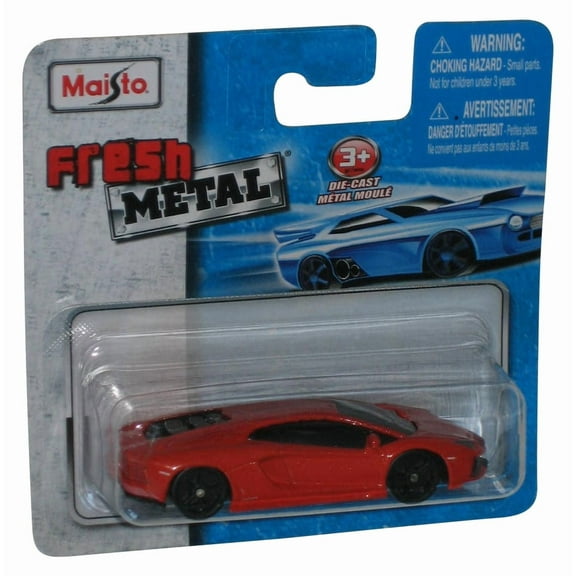Maisto Fresh Metal (2017) Orange Lamborghini Aventador LP700-4 Toy Car