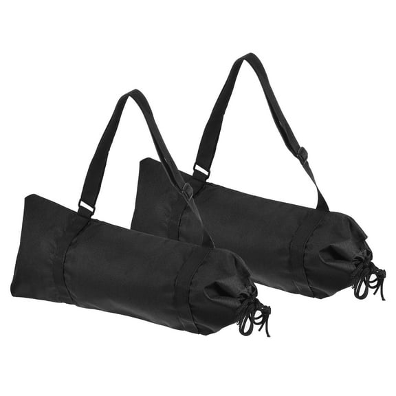 Uxcell 17.72"x7.09" Tripod Carrying Case, 2Pcs Nylon Padded Tripod Bag with Handles for Light Stands Tripod Photography Accessories, Black