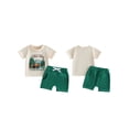 thumbnail image 2 of BemeyourBBs 2Pcs Toddler Baby Boy Summer Outfits National Parks Bear Short Sleeve Print T-Shirt Shorts Set Nature Graphic Clothes, 2 of 9