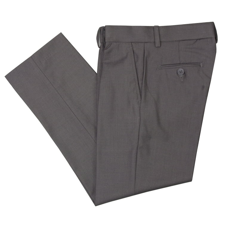 Semi plain grey stretch pant Slim fit, Up!, Shop Men's Dress Pants