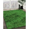 thumbnail image 3 of Ahgly Company Machine Washable Indoor Rectangle Transitional Deep Emerald Green Area Rugs, 2' x 3', 3 of 7