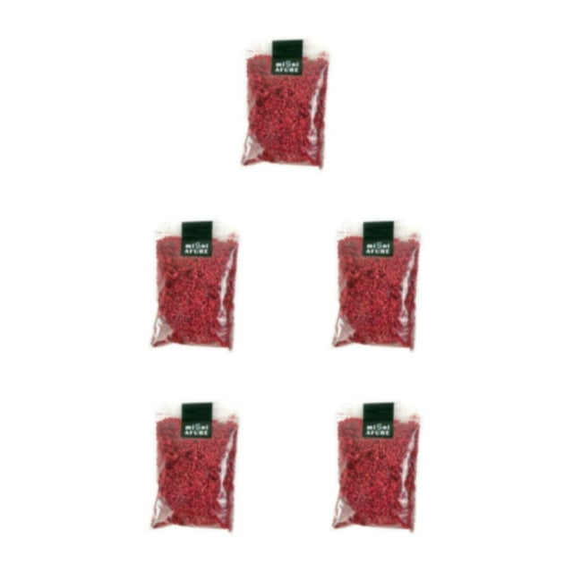 relayinert Scène Accessoires Feuille Micro Paysage Feuilles Modèle pour Table Sable Train Rouge 50ml 5Set