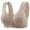Gray, variant on yievot Wirefree Bras for Women Comfortable Daisy Bras for Seniors Front Closure Full Coverage Everyday Comfort Wireless Bras