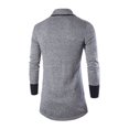 thumbnail image 2 of Lars Amadeus Men's Shawl Collar Contrast Color Knit Cardigan, 2 of 7