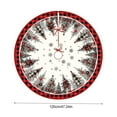 thumbnail image 3 of KUNPENG Christmas Tree Skirt, Xmas Pine Tree Snowflake Soft Brushed Fabric Tree Skirt for Christmas Tree Indoor Outdoor, Holiday Decor Christmas Decorations, 3 of 3