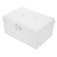 thumbnail image 1 of 1pc Large Capacity Mahjong Storage Box Plastic Storage Holder with Lock, 1 of 10