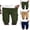 Green, variant on Men Simple Workwear Multi Bag Shorts - Solid Basic Design Large Capacity Pocket Five Point Pants, Street Workwear Style Mens Shorts For Travel Hiking & Daily Outfit Matching Look