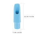 thumbnail image 2 of Raindrops 1Set Blue ABS Alto Saxophone Mouthpiece Kit for Music Practice and Performance, 2 of 8
