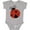 AC-Heather Grey, variant on Ladybug, Red Ladybug, Cute Ladybug, Ladybird Girls Baby Bodysuit