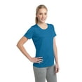 thumbnail image 4 of Sport-Tek Scoop Neck Tee (LST360) Blue Wake Heather, 2XL, 4 of 6