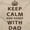 Sand, variant on Keep Calm And Agree With Dad Crown Men's Crewneck Sweatshirt Brisco Brands M
