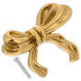 thumbnail image 6 of Vosarea Vintage Bowknot Cabinet Knob Pull Handle for Drawer Dresser Cupboard, Golden Copper Finish, 1 Pack, 1.97x1.38x0.98in, 6 of 10