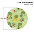 thumbnail image 3 of Bingfone Vintage Cute Dinosaurs Cartoon Leather Drinks Coasters With Set Of 6,Suitable For Home Kitchen,Coffee Cup Coasters Home Gift, 3 of 9