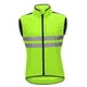 thumbnail image 1 of Jersey de ciclismo sin mangas para hombre, chaqueta de ciclismo deportiva para ciclismo de carreras, ropa con bolsillos traseros, varios colo Verde XXL Macarena Chaleco de ciclismo, 1 of 8