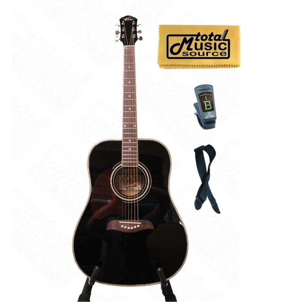 Oscar Schmidt by Washburn OG2 Left Hand Dreadnought Acoustic Guitar