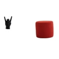 thumbnail image 1 of Estatua del gesto de la roca,Estatuas y figuras de dedos con gestos de música rock,Escabel,Reposapiés pequeño,taburete otomano,sofá,taburete de té,Reposapiés Cubo Taburete Taburete para, 1 of 8