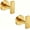 Round Brushed Gold, variant on Towel Hooks for Bathrooms, Brushed Nickel Towel Hook for Kitchen Bathroom, SUS304 Stainless Steel Coat Hook, Square Heavy Duty Holder Robe Hooks for Hanging Towels, Coats, sponges, Wall Mount, 2 Pack