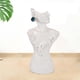thumbnail image 5 of Exhibidor de collares y pendientes, busto de joyería, estante de almacenamiento de resina, organizador Blanco L, 5 of 7