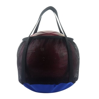 Single Bowling Ball Bag With External Mesh Pocket & Foam Protector - Oxford Carry Bag For 10-Pin Balls