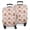 Pink Highland Cow, variant on White Highland Cow Flower Pattern Luggage Cover Fashion Suitcase Cover Baggage Covers Fit 25-28 Inch Luggage (Go Travel)