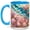 Blue, variant on Seashell Beach Coffee Mug, Starfish Ocean Mug, Ceramic Cup
