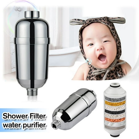 Shower Filter,Universal Shower Head Water Filter Hot & Cold Water Fliter for Chlorine Purifying Softening Hard Water Household Bath - For All Types of Shower