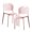 Pink, variant on Plastic Dining Chair for Adult,Guest Chair & Reception Chair,Modern Side Chaif for Kitchen Corner Chair,Breathable Back Reading Desk Chair