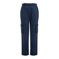 thumbnail image 4 of iHPH7 Drawstring Pants Women Cargo Joggers for Women Womens Joggers with Pockets Womens Cargo Pants with Pockets Work Pants Women Travel Pants Fall Outfits for Women Dark Blue S, 4 of 4