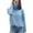 #1_Blue, variant on Women's UPF 50+ Sun Shirt - Long Sleeve Cooling tops with Face Mask, Lightweight Breathable Hiking & Fishing Top for Outdoor Protection