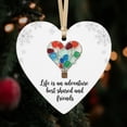 thumbnail image 5 of Sea Glass Decor Friendship Ornaments - Acrylic Sea Glass Art for Crafts - Christmas Pendant for Christmas Tree Hanging Ornaments for Best Friends,Heart-Shaped Animals Timeless Friendship Decor 1Pc, 5 of 9