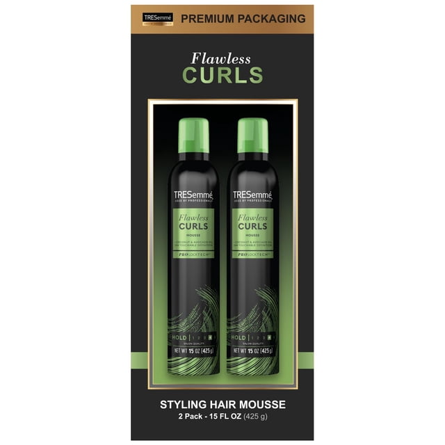 Mousse TRESemmé Flawless Curls con aceite de coco y aguacate, 450 ml