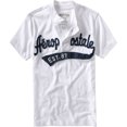 thumbnail image 1 of Aeropostale - Camiseta henley con adornos sólidos para hombre, color blanco, extragrande, 1 of 1