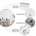 thumbnail image 6 of Poppies Floral Waterproof Fabric Shower Curtain,Spring Botanical Flowers Summer Waterproof Fabric Shower Curtain for Bathroom Curtains Bathtubs Hotel Shower Curtains with 12 Hooks Extra Long 72x96, 6 of 8