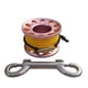 thumbnail image 2 of Carrete de dedo SMB para buceo con perno de presión y línea de alta visibilidad de 15 m Rosado, 2 of 8