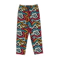 thumbnail image 4 of Xecao Geometry Women's Straight Lounge Pajama Pants: The Epitome of Relaxed Sleepwear, 4 of 9