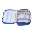 thumbnail image 3 of Raindrops Travel Cable Organiser Data Cable Storage Bag Scratch Resistance Sky-blue 1Set, 3 of 8