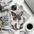 thumbnail image 6 of Pink Butterfly Floral Aesthetic Phone Case, Soft Pastel Bow Design Protective Cover for iPhone 17 16 15 14 13 12 11 Pro Max Plus Mini, 6 of 6