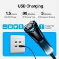 thumbnail image 4 of Estbridge  Electric Razor  Electric Razor 4d Rotary  Ipx7 Waterproof  Electric Razor Pro  2025 New Rechargeable Facial Electric Razor for Men  Wet & Dry Shaving (2 Sets), 4 of 7