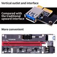 thumbnail image 5 of tredstone Mining Computer PCI-E 1x to 16x Adapter Board 6pin Power Port Expansion Card Fast Speed PCI-Express Extender Miner Equipment Blue USB Cable, 5 of 5