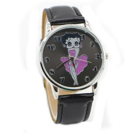 Betty Boop Betty Boop Fashion Watch Quartz Movement Black Band