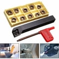 thumbnail image 5 of Barras de mandrilar para torno de alto rendimiento, portaherramientas para mano izquierda con insertos de carburo duraderos para semiacabado y acabado, cuerpo rectificado de precisión que elimina el, 5 of 5