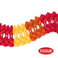 thumbnail image 3 of Beistle Tissue Paper Thanksgiving Arcade Garland Harvest Autumn Fall Party Decorations, 5.5" x 12', Golden Yellow/Orange/Red, 3 of 3