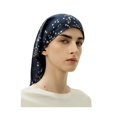 thumbnail image 1 of wonima11 100% Silk Bonnet Mulberry Sleep Cap Long for Curly Hair Night Cap for Sleeping Hair Wrap for Women Scorpio, 1 of 1