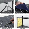 thumbnail image 3 of BAOKALER Black 4-Tier Foldable Storage Shelving Units, 3 PACK, 3 of 10