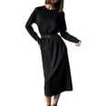thumbnail image 3 of Women'S Dress Loose Fitting Long Sleeve Evening Fall Winter Dresses for Women, 3 of 10