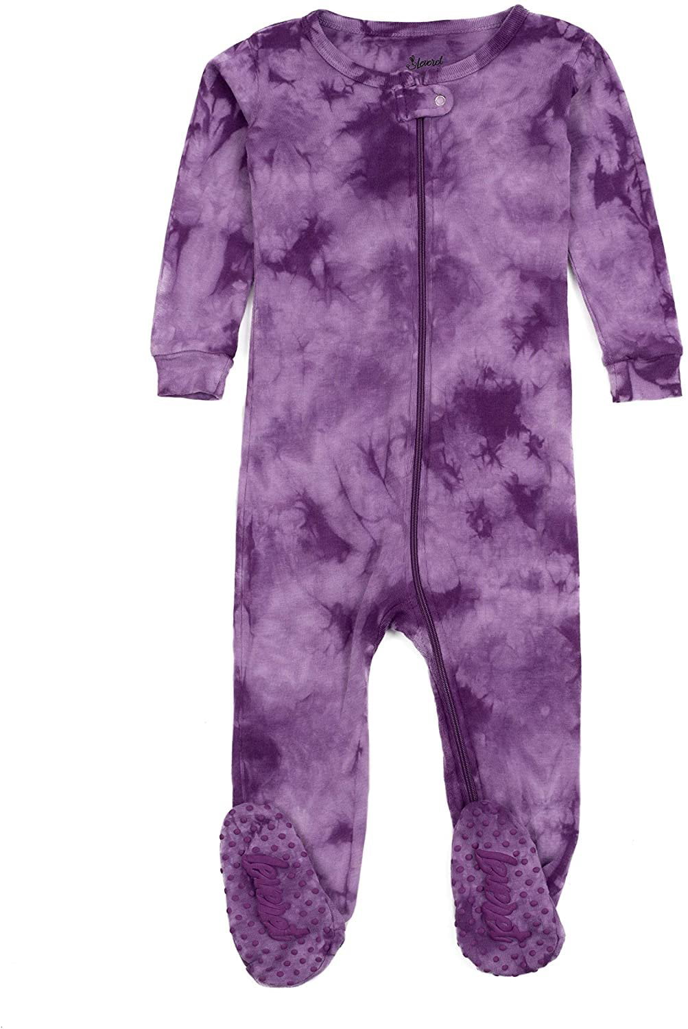 Leveret Kids & Toddler Footed Pajamas Boys Girls 100% Cotton Tie Dye Size 3 Months-5 Years