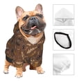 thumbnail image 3 of Gaeub Autumn Pinecone Plants Dog Hoodie Sweatshirts Warm Dog Clothes for Small Dogs,Puppy and Cat Costume-Large, 3 of 7