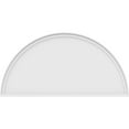 thumbnail image 3 of Ekena Millwork 48"W x 24"H x 2"P Half Round Smooth Architectural Grade PVC Pediment, 3 of 7