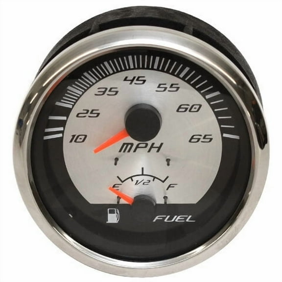 Faria Boat Multifunction Gauge GS0071A | Speedometer Fuel 3 1/4 Inch