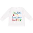 thumbnail image 3 of Inktastic My Aunt in Puerto Rico Loves Me Boys or Girls Long Sleeve Toddler T-Shirt, 3 of 5